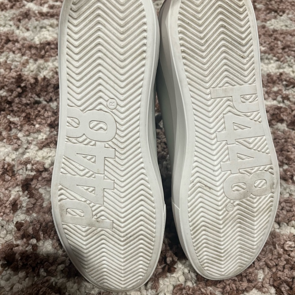 Worn once P448 Women's Thea Platform Sneakers size 40 in Coyote - Picture 4 of 6